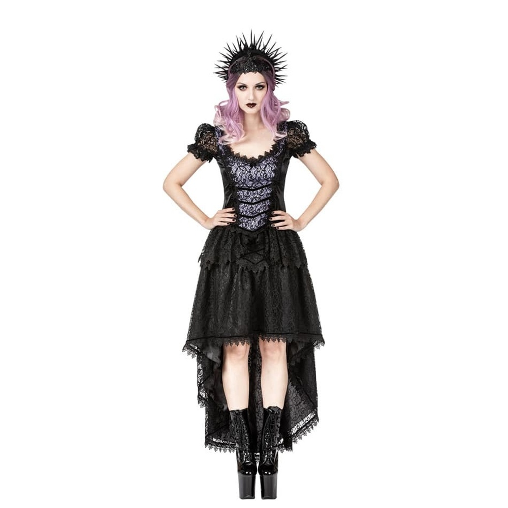 Sinister - 1338 High low skirt - Black